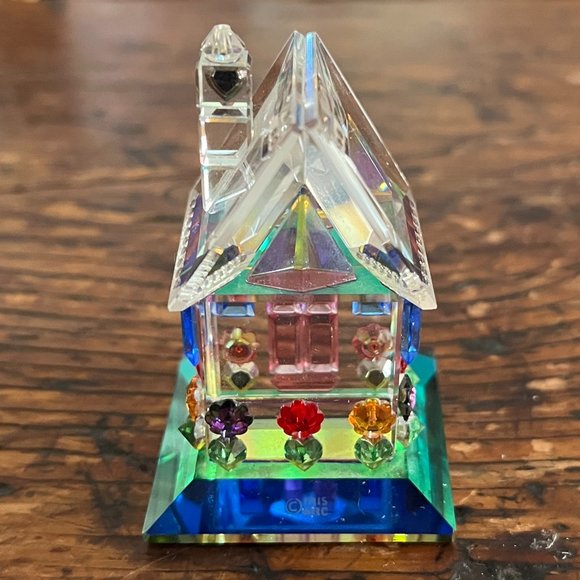 Iris Arc Crystal - Colourful Cottage Gingerbread House - Picture 4 of 5